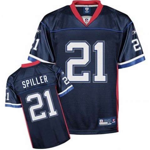 Buffalo Bills 21 C.J. Spiller Navy Blue Jersey